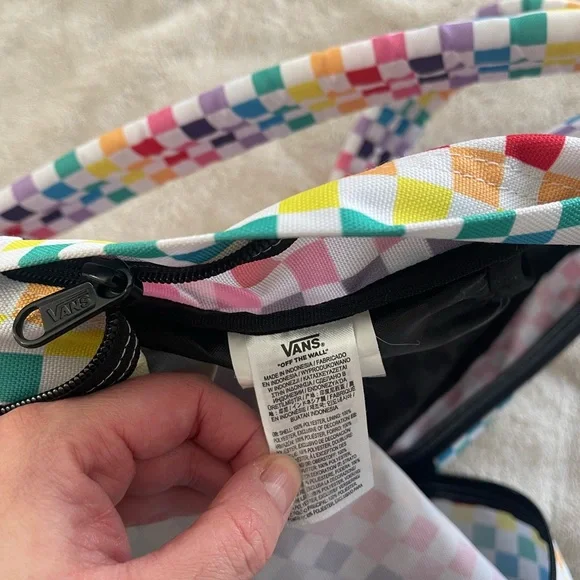 VANS Old Skool colorful checkerboard backpack new without tags happy maximalist - Picture 2 of 10